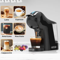 KOTLIE 5 az 1-ben Kávéfőző - Nespresso, Dolce Gusto, Őrölt Kávé és ESE Kapszula Kompatibilis, Hideg-Meleg Főzés, 19 Bar, Érintésvezérléssel 3