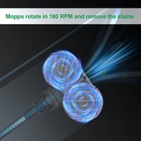 Dyson V15 V11 V10 V8 V7 porszívókhoz elektromos felmosó feltét, levehető tartállyal és 12 mosható moppal 6