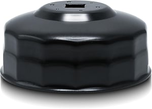 CCLIFE Kľúč na olejový filter 75-77 mm, 3/8" pohon, 15-hran, kompatibilný s VW, Audi, Mercedes, Opel, chróm-vanádiová oceľ
