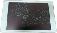 J&J 10 colos LCD rajztábla, kék - Digitális jegyzetfüzet iskolába, irodába 1