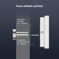 EZVIZ CP2 WiFi Ajtókémlelő 4,3" Színes Kijelzővel - 2MP Vezeték Nélküli Videós Kaputelefon 146° Látószöggel, 2200 mAh Akkumulátorral, Időjár 6