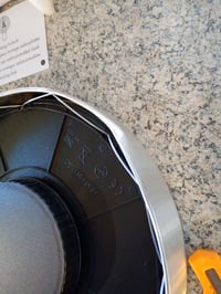 Ceas de perete pentru exterior Alba HOREXTRA R, radiocontrolat, rezistent la apă, metal și sticlă, 35,5 cm, automat — ramă îndoită (stare: vezi a 2-a imagine) 3