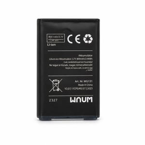 Baterija od 800 mAh — WUUM CLAP preklopni mobilni telefon (rezervni dio)