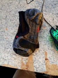 Șosete de trekking pentru bărbați FALKE TK2 Explore, culoare negru-mix, mărimea 42-43 (EU), cu amortizare groasă, lână, tehnologie anti-bășici 2