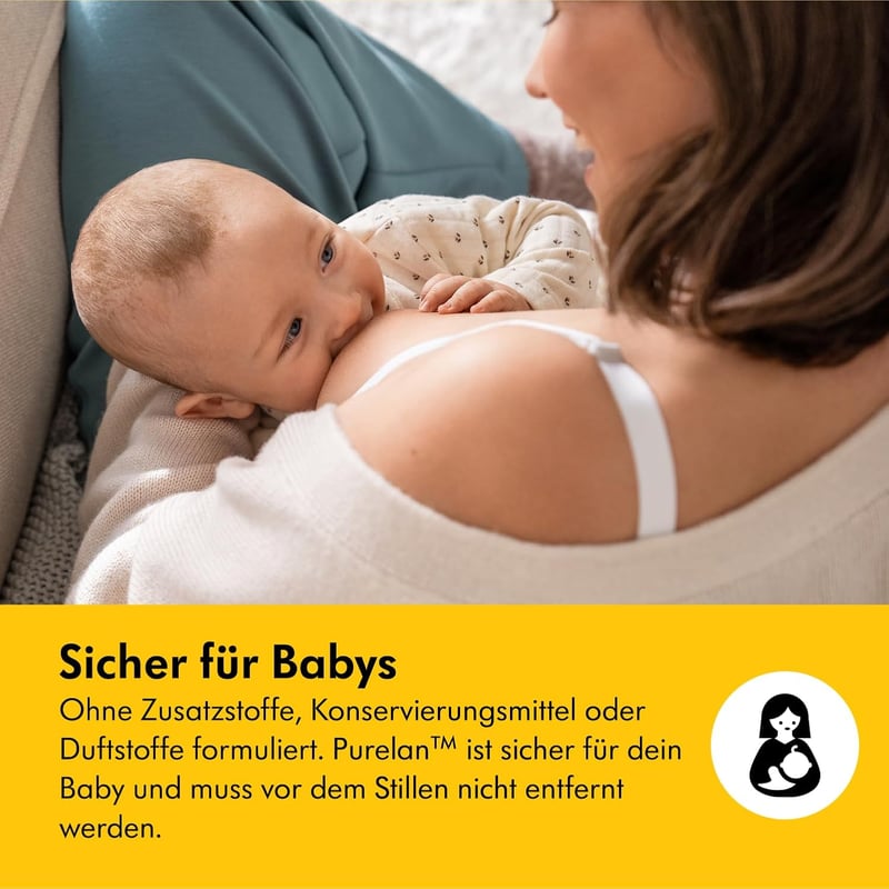 Medela Purelan Lanolin Mellbimbóápoló Krém 7g - Gyors Segítség Szoptatás Alatt, Természetes, Hipoallergén, Illatmentes Utazási Kiszerelés