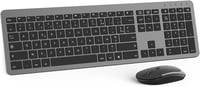 Seenda Vezeték Nélküli Billentyűzet és Egér Szett - Újratölthető, Ultravékony, Csendes, Szilikon Védővel - PC/Laptop/Smart TV - AZERTY 2