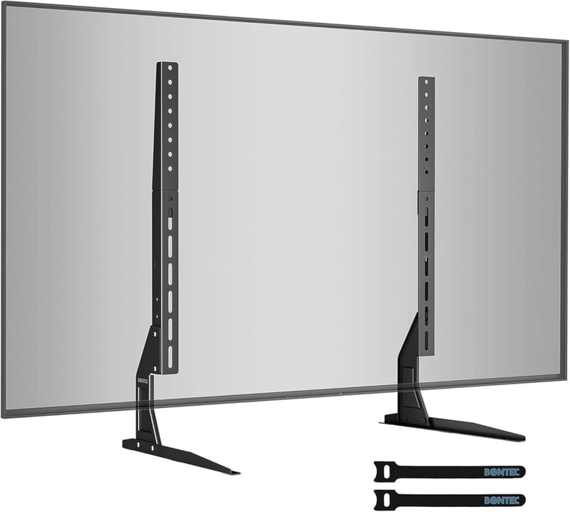 1home Univerzális TV Állvány Asztali Monitortartó 22-65" Képernyőkhöz - Televízió Talp Konzol LCD LED Képernyőemelő