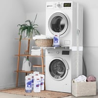 NIUXX Mosógép Szárítógép Köztes Keret Állvány Állítható 53-68cm Törölközőtartóval - Plastic connecting frame - the drawer 5
