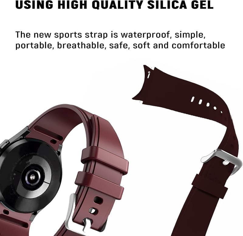 Galaxy Watch 6 Classic szíj szett - 3 színű szilikon pánt (43/47mm)