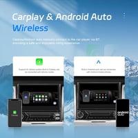 SIXWIN 1 DIN Android 13 Autórádió 7" Kihúzható Érintőképernyővel - CarPlay, Mirrorlink, Bluetooth, WiFi, GPS, 64GB Tárhely, Tolatókamerával 3