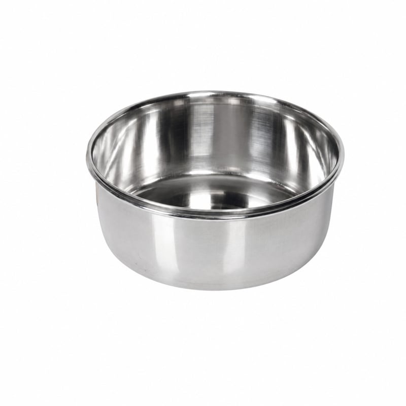 Bol cu agățătoare din oțel inoxidabil Karlie pentru hrană și apă, 600 ml, ø 12 cm, mărimea M – Fără agățătoare, ca nou (stare: vezi a 2-a imagine)