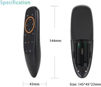 Univerzális 2.4G Air Mouse távirányító hangvezérléssel - Android TV Box, PC, projektor kompatibilis 7