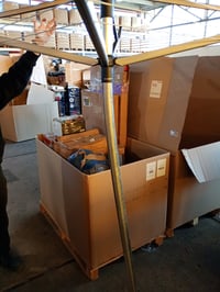 Uscător de rufe exterior Brabantia Lift-O-Matic, 60 m lungime fir, 295 cm — defect, funcționează parțial: stâlp de susținere îndoit (stare: vezi a 2-a poză) 3