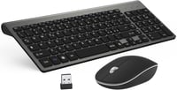 Olasz QWERTY USB billentyűzet és egér szett - GALENMORO vezeték nélküli, ergonomikus, csendes, Windows kompatibilis 1