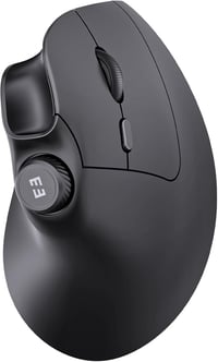 seenda Ergonomikus Vezeték Nélküli Egér Hangerőszabályzóval - Többeszközös Bluetooth/USB Vertikális Egér PC, MacBook, Tablet Használatra - F 1