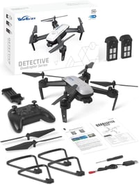 Wipkviey T6 Drón 1080p Kamerával, WiFi FPV Kezdőknek, 2 Akkumulátorral, Gravitációs Érzékelővel, 360° Flip Funkcióval, Egyérintéses Fel/Lesz 8