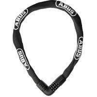Antifurt cu lanț pentru bicicletă ABUS Tresor 6807C, 85 cm, negru, cu cifru — pentru piese / dezmembrare: cod de blocare necunoscut (stare: vezi a 2-a imagine) 1