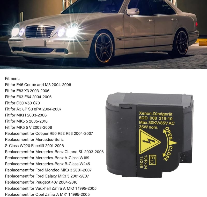 BMW HID xenon előtét D2S/D2R fényszóróhoz, Mini Cooper R50-R53 kompatibilis