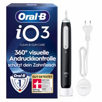 Periuță de dinți electrică Oral-B iO Series 3 Negru, tehnologie oscilant-rotativă, protecție pentru gingii, Bluetooth — fără cap de periaj (stare: vezi a 2-a imagine) 1