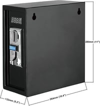 Sintron ST-002 Érmebedobós Időzítő Vezérlődoboz 220V/240V 16A - Játékgépekhez, Masszázsszékekhez, Töltőkhöz, Mosógépekhez és Autómosókhoz 6