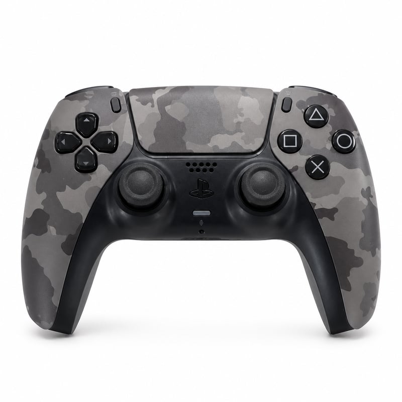 Bezdrôtový ovládač Sony DualSense pre PS5 – sivá maskáčová verzia – nezapína sa