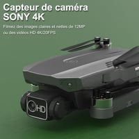Wipkviey B12 Drón 4K Kamerával - WiFi Vezérlés, Távirányító és Applikáció, 2 Akkumulátor, Hordozható Táska, 810g 2