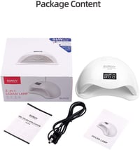 SUNUV Smart 2.0 LED UV műköröm lámpa 36W, időzítővel és LCD kijelzővel 7