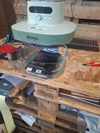 Teplovzdušná fritéza Ninja CRISPi PRO XL AS090EUGN, machovo zelená – 5,7 l a 2,3 l — chýba 5,7-litrová nádoba (stav: pozri 2. obrázok) 3