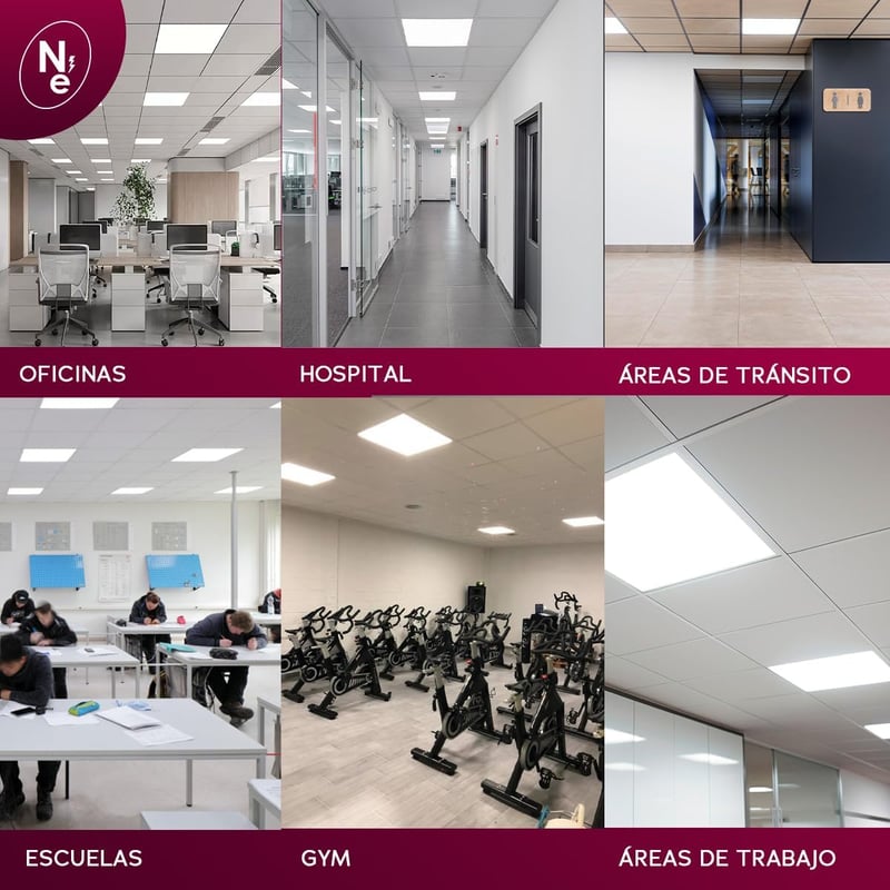 60×60 cm LED Mennyezeti Lámpa, 40W – 6500K Hidegfehér Fény Energiatakarékos Panel Lámpa