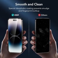 iPhone 14 Pro ESR Armorite edzett üveg képernyővédő fólia szett + kameravédő, 3db 8