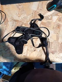 rabbitgoo Postroj a vodítko pre mačky, útekovej odolná nastaviteľná reflexná vesta pre malé mačky, veľkosť M, čierna 2