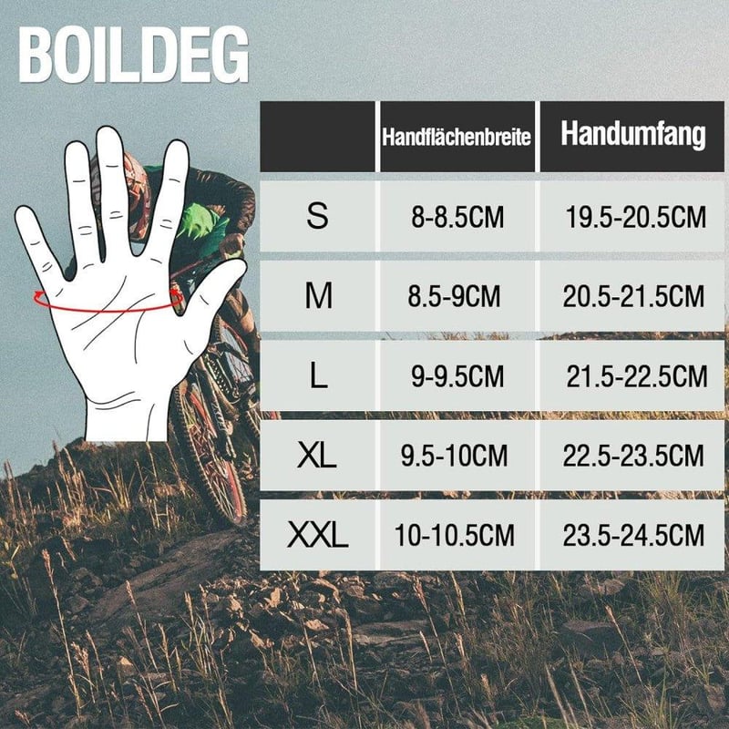 Boildeg M-es Csúszásmentes Rezgéscsillapító Kerékpáros Kesztyű