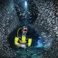 EXP VISION Búvárszett - 3 Ablakos Panoráma Búvármaszk Ködmentes Lencsével és Száraz Sznorkel, Vízálló Búvárfelszerelés Felnőtteknek 7