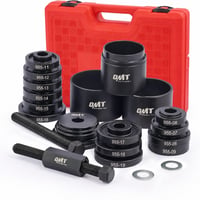 Set 23 piese Orion Motor Tech pentru montarea și demontarea rulmenților roților, extractor butuc față, ciocan culisant, set universal de prese și bucșe 1
