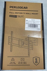 Perlegear TV tartó 37-70" LED LCD Plasma görbült lapos TV-hez 60kg VESA 400x400 7