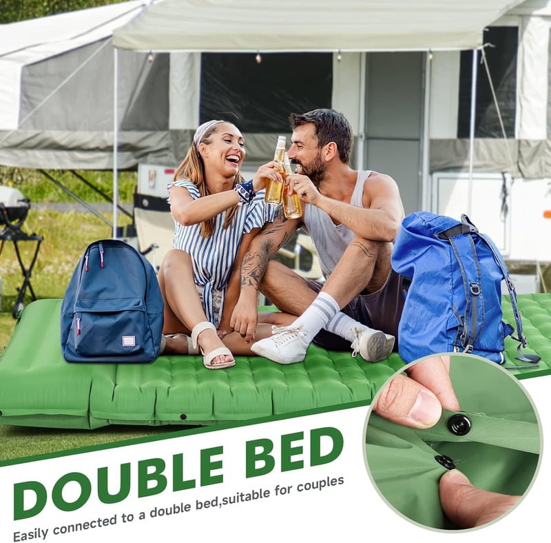 HiiPeak Camping Légágy Integrált Párnával és Lábpumpával