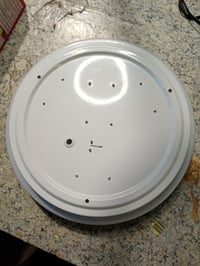 Stropné LED svietidlo EGLO Pogliola, Ø 26 cm — chybné, na náhradné diely: nedostatočné napájanie, slabé blikanie (stav: pozri 2. obrázok) 2