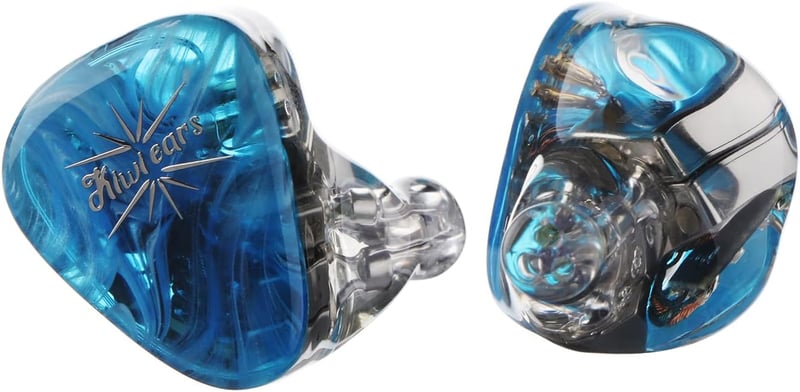 Kiwi Ears Orchestra Lite Kék 8BA Fülmonitor IEM Leválasztható OFC Kábellel