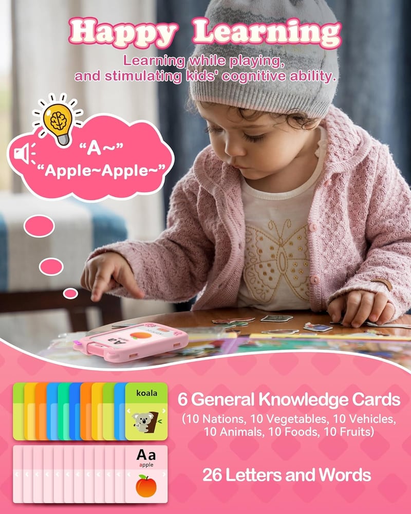 AGPTEK 32GB Gyerek MP3 Lejátszó Kamerával és Játékokkal, 2,8" Kijelző