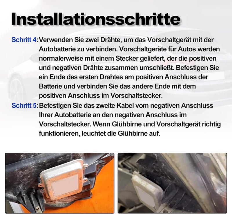 HISports Xenon Vezérlőegység 5DV00900000 - 35W Ballaszt Escalade E60 E61 525i Modellekhez - Fehér Fényű Xenon Lámpa Előtét