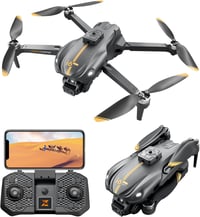 OKYUK Kezdő Drón 1080P HD FPV Kamerával, Magasságtartás, Automatikus Akadályelkerülés, 45 Perc Repülési Idő, Fejnélküli Mód, 3D Flip Funkció 1