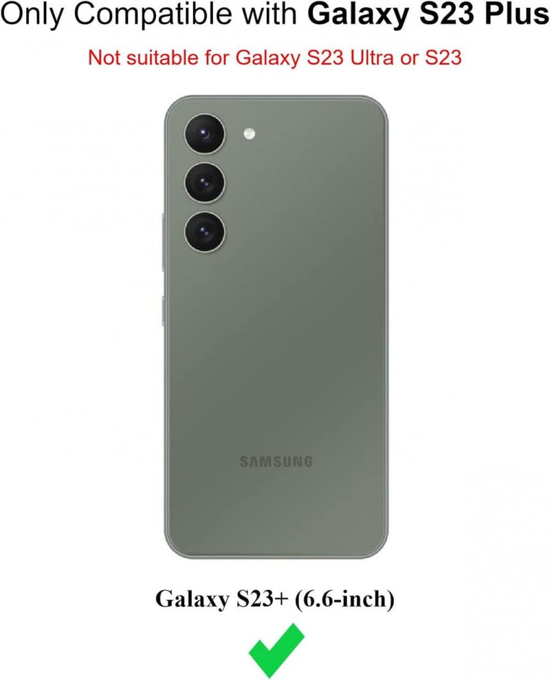 Samsung Galaxy S23 Plus ütésálló átlátszó tok erősített sarkokkal