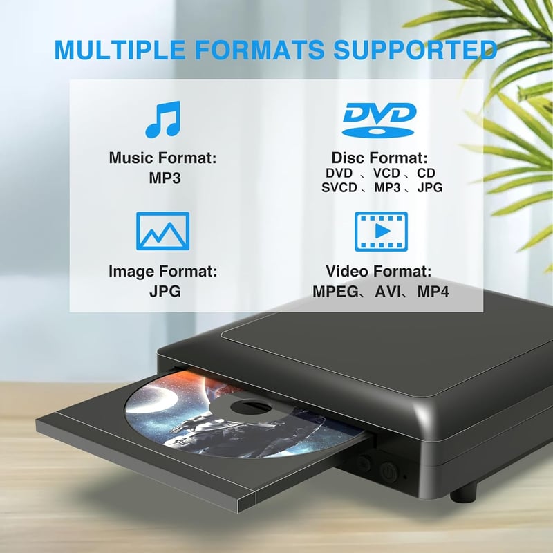 Ceihoit DVD lejátszó HDMI AV kimenettel, USB, 1080P, PAL NTSC, minden régió