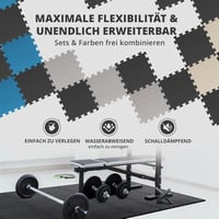 Puzzle rendszerű edzőszőnyeg szett - Fitnesz, jóga és tornagyakorlatok védőalátétje 4
