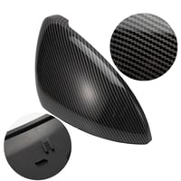 Konuoer Szénszálas Visszapillantó Tükör Borítás Golf 7 MK7 2012-2019 Modellekhez - ABS Karbon Hatású Tükörkupak Szett Bal és Jobb Oldalra 5