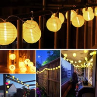 Bigzom LED Lámpás Fényfüzér 5m 20 LED - Kültéri/Beltéri Időzítővel, Távirányítóval, IP44 Vízálló, Meleg Fehér Kerti Dekoráció Karácsonyra, T 7