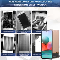 RongZy LCD Kijelző Xiaomi Redmi Note 10 Pro/Max Telefonhoz - Érintőképernyős Digitalizáló Csereképernyő Szerelőkészlettel, Fekete 2
