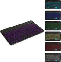 Háttérvilágítású AZERTY Bluetooth billentyűzet iPad, Mac, Windows, Android eszközökhöz 2