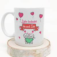 MUGFFINS Szerelmes Pároknak Német Feliratos Bögre 350 ml 4