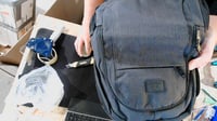 MATEIN poslovni ruksak za laptop od 15,6 inča, putna torba za posao za muškarce i žene - crni antracit 11